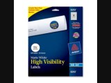 Avery® High Visibility Labels Printers Diameter Review