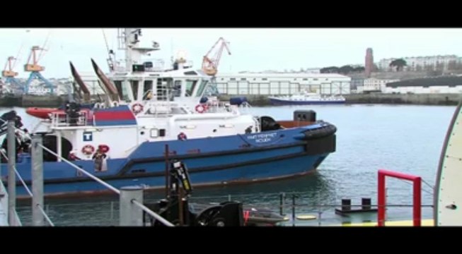 Brest. Le retour de l'hydrolienne après trois mois au large de Paimpol