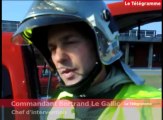 Vannes. Impressionnant incendie de chantier au campus de Tohannic