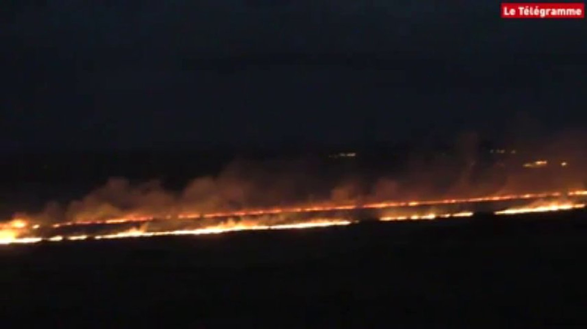 Incendie Dans Les Monts D Arree Aujourd Hui Brasparts (29). Violent incendie dans les Monts d'Arrée - Vidéo Dailymotion