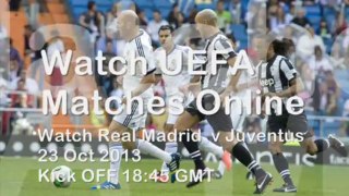 Watch Live Football Online Juventus vs Real Madrid