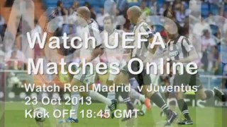 Live Football Juventus vs Real Madrid