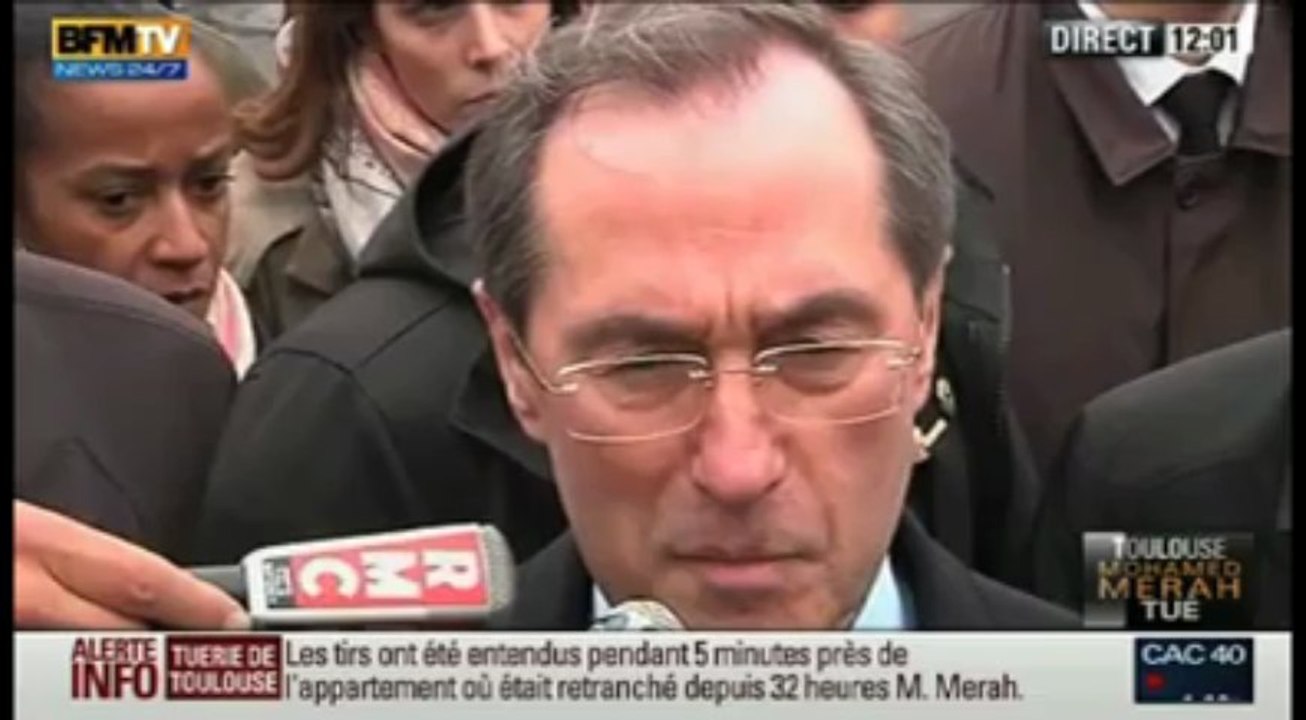 Toulouse. Intervention de Claude Guéant après la mort de Mohamed Merah