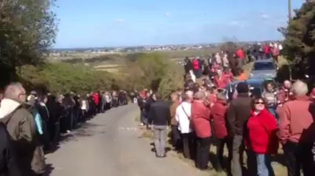 Finistère. Tro Bro Leon : ambiance avant l'arrivée des coureurs
