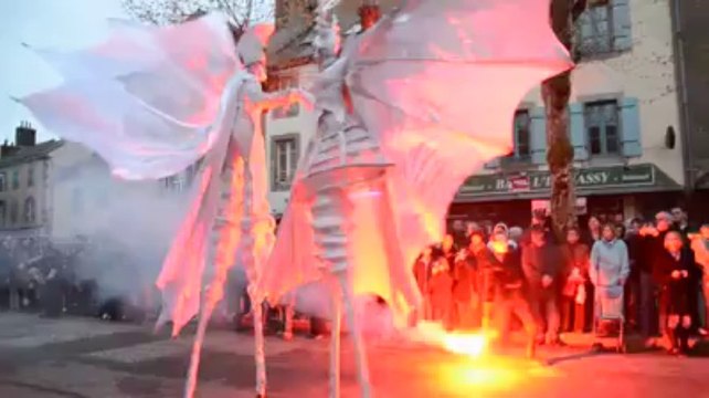 Charrues dans les rues à Carhaix