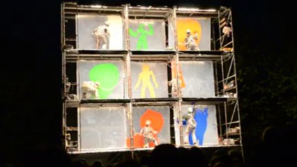 Charrues dans la rue à Carhaix