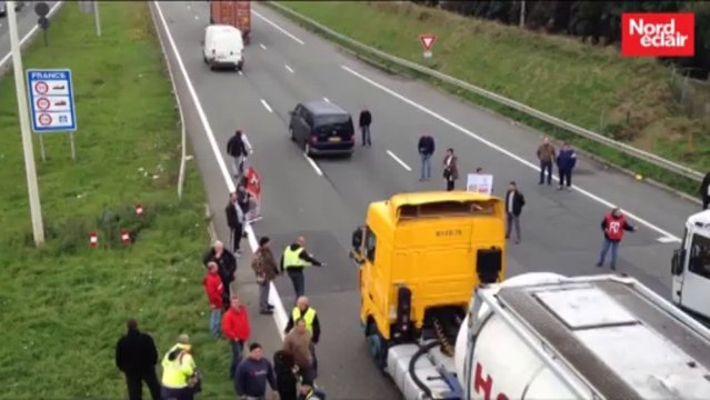 L’A22 bloquée ce mercredi matin par les salariés de VG Goossens