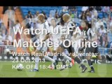 Live Football Match Real Madrid vs Juventus Online