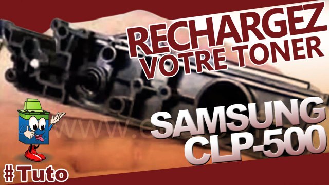 Comment recharger une cartouche toner Samsung CLP-500