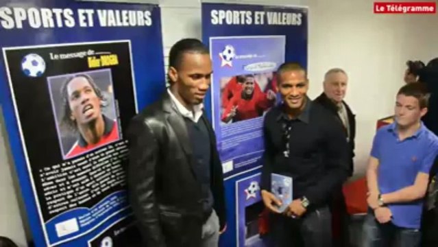 Guingamp. Drogba, Malouda : Fiers de faire partie de l'histoire de ce club
