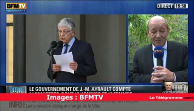 Jean-Yves Le Drian. La réaction du nouveau ministre de la Défense