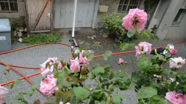 Incendie à Quimper. Une habitation ravagée par les flammes