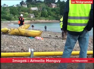 Baie de Paimpol. Hydroliennes : les câbles éléctriques sortent de mer