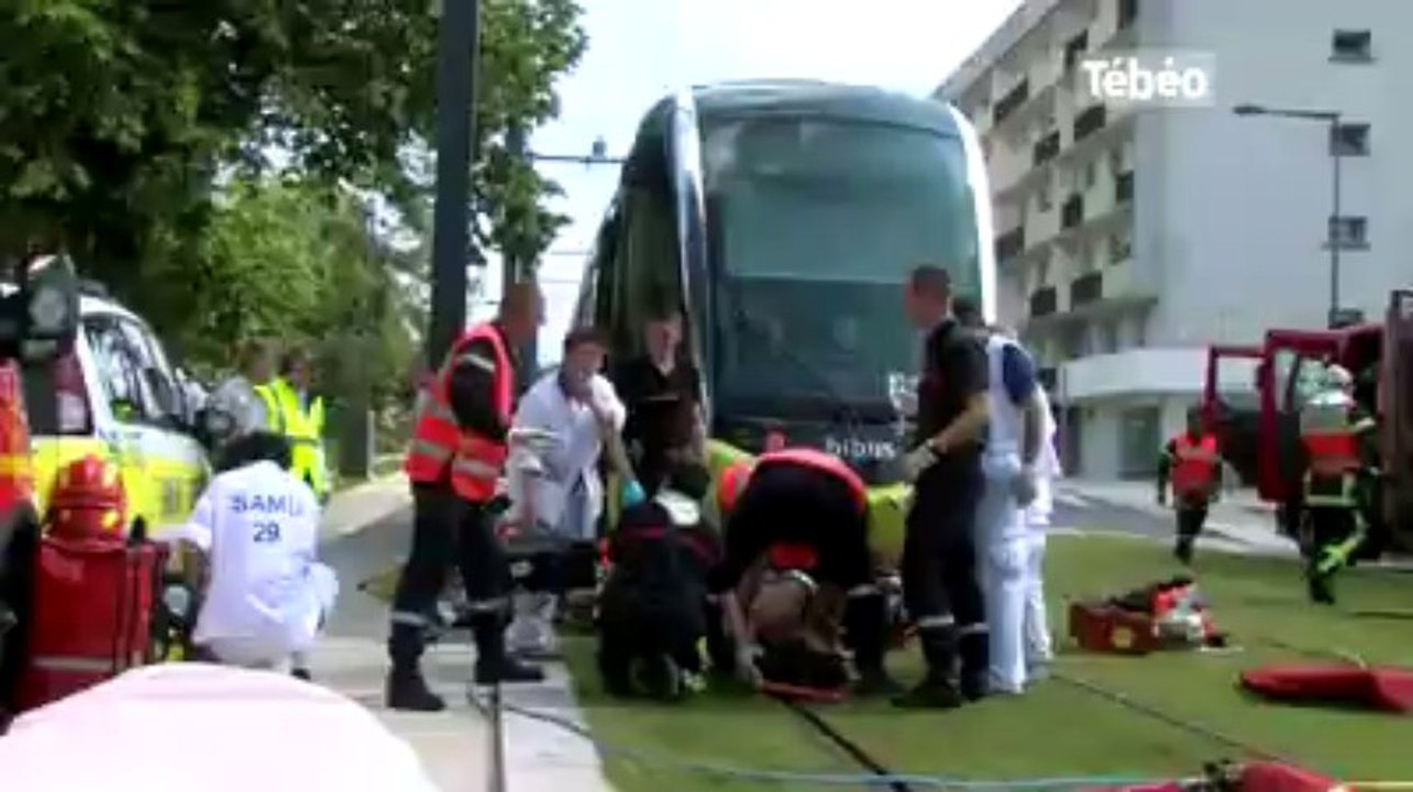 Brest. Accident de tramway à Recouvrance