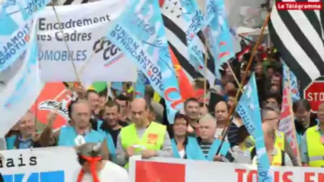 Rennes. PSA : 3.000 manifestants contre les suppressions d'emplois