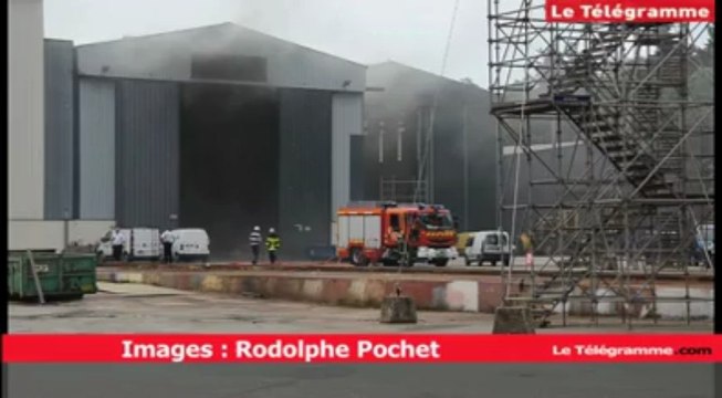 Concarneau. Début d'incendie aux chantiers Piriou