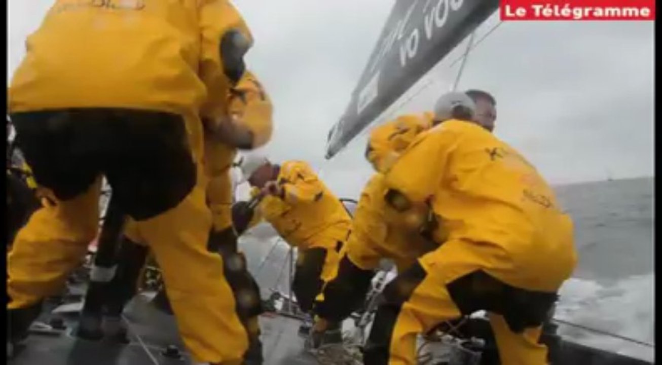 Volvo Ocean Race. A toute vitesse à bord d'Abu Dhabi