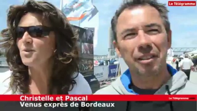 Volvo Ocean Race. Le public content de l'accueil à Lorient