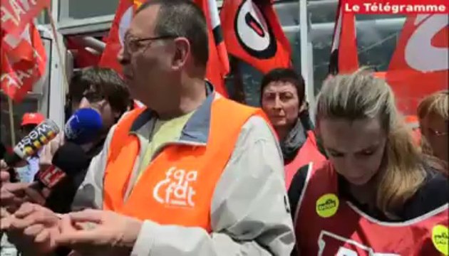 Châteaulin (29). Groupe Doux : les syndicats inquiets
