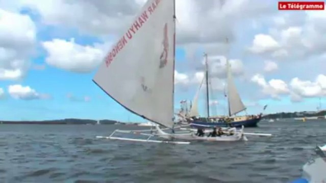 Tonnerres de Brest. Sandeq : les Indonésiens en action