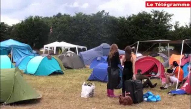 Vieilles Charrues. Les campeurs envahissent Carhaix