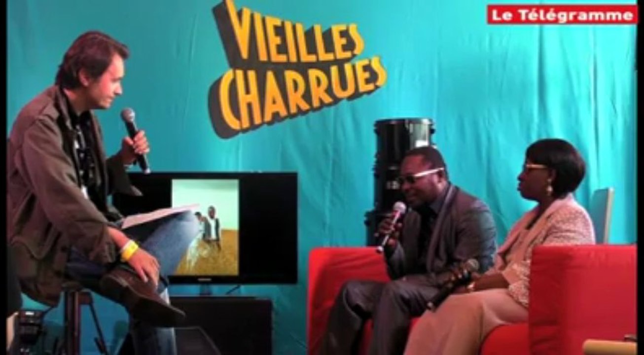 Vieilles Charrues. Amadou et Mariam : "On se sent chez nous en Bretagne"