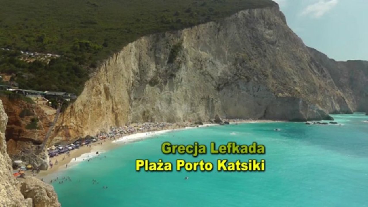 Grecja Lefkada - Porto Katsiki Beach - Παραλία Πόρτο Κατσίκι (HD)