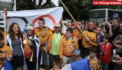 Saint-Brieuc (22). 200 supporters pour accueillir Julie Bresset