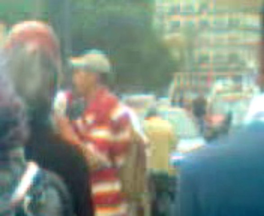 L'ANDCM section Oujda devant la Wilaya de la ville Octobre 2013.