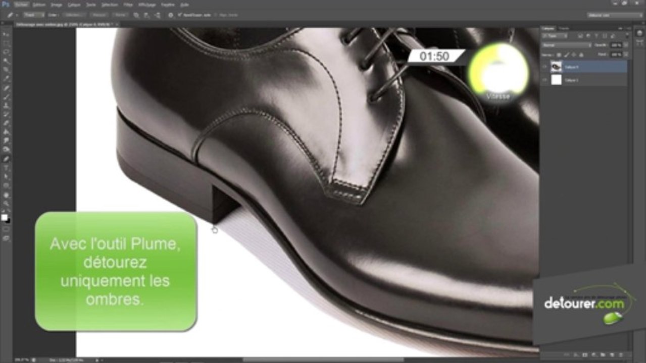 Tuto 16 : Détourage avec une ombre sous Photoshop CS6