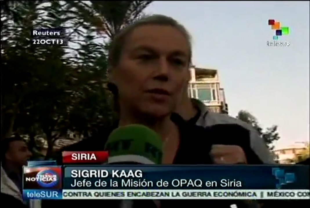 Misión de la OPAQ agradece apoyo del gobierno sirio