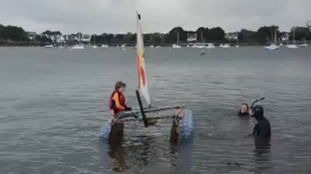 Le Polvic, bateau 100% récup'