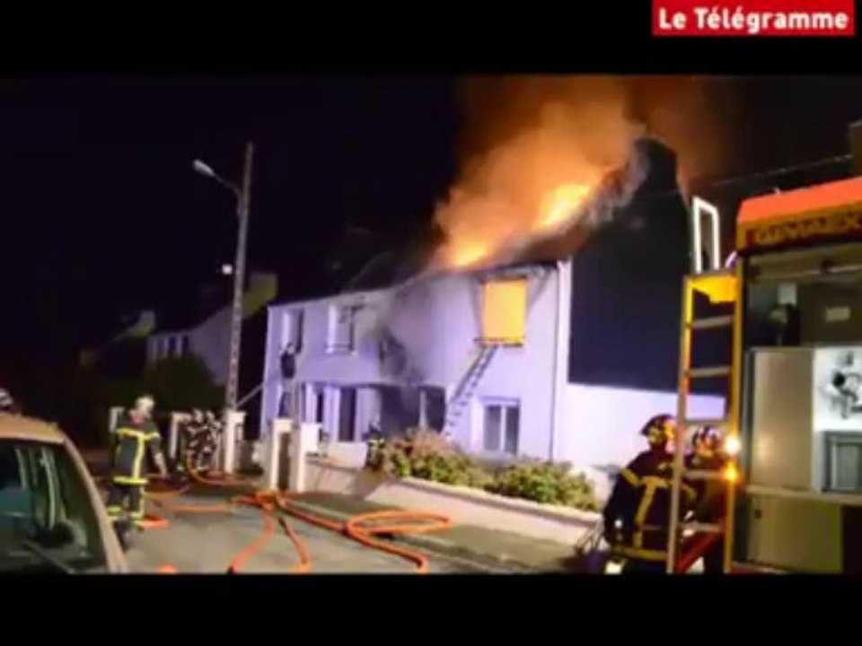 Carhaix. Une maison détruite par un incendie