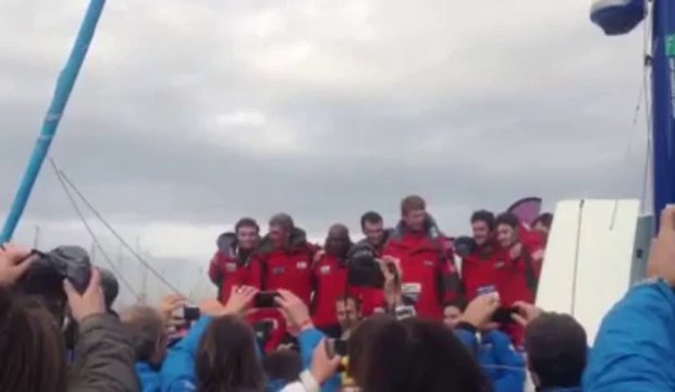 Jean-Pierre Dick au départ du Vendée Globe