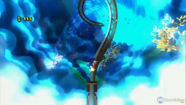 Soluce Sonic Lost World - Tropical Coast Zone 3 : 5 anneaux rouges / star red rings