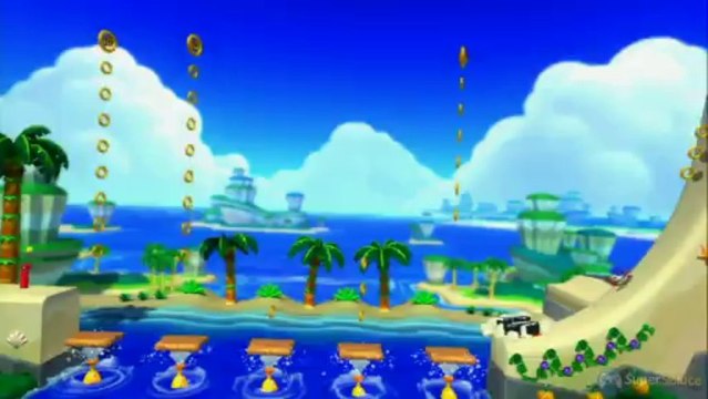 Soluce Sonic Lost World - Tropical Coast 4 : 5 anneaux rouges / star red rings