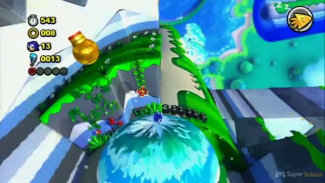 Soluce Sonic Lost World - Tropical Coast 1 : 5 anneaux rouges / star red rings