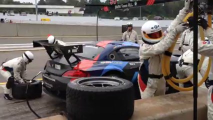 ALMS BMW Team RLL Pit stop 55