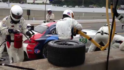 ALMS BMW Team RLL Pit Stop 56