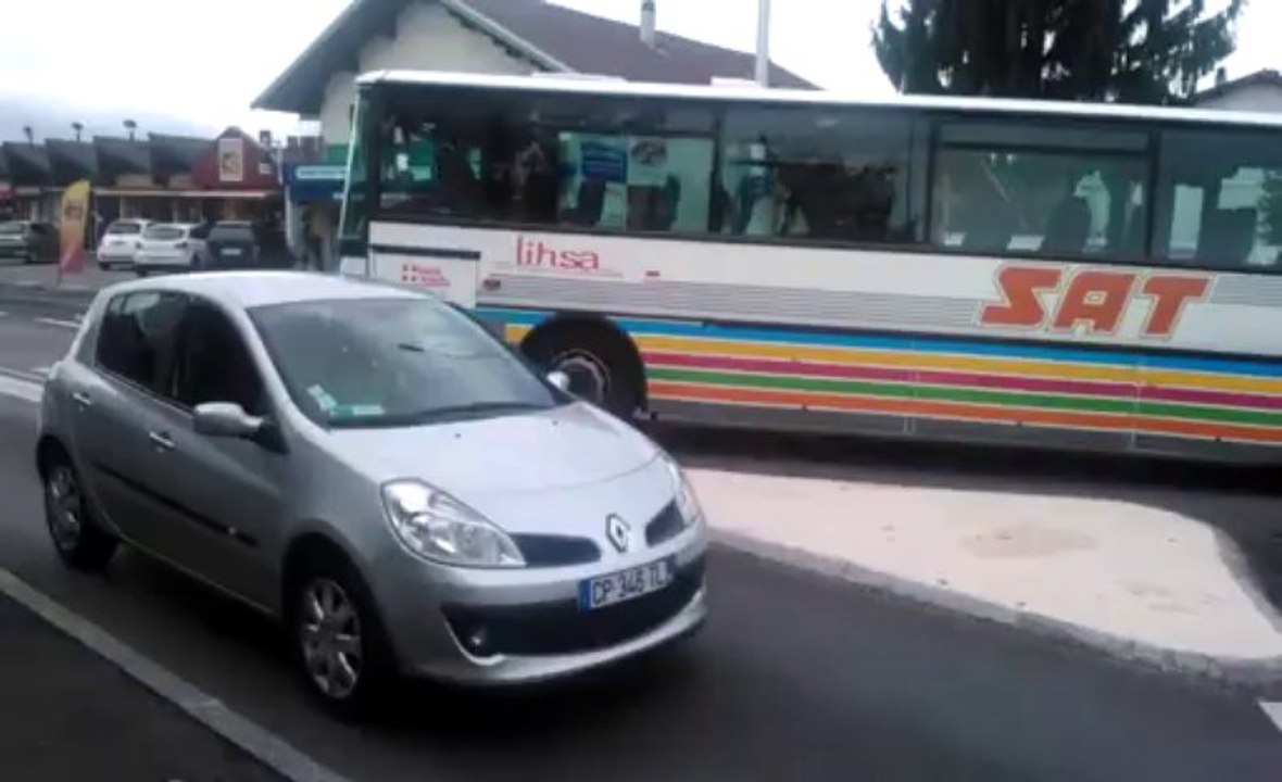 Rond point de la discorde à Thonon les Bains