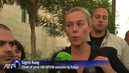 UN-OPCW: Syria fully cooperative on chemical disarmament