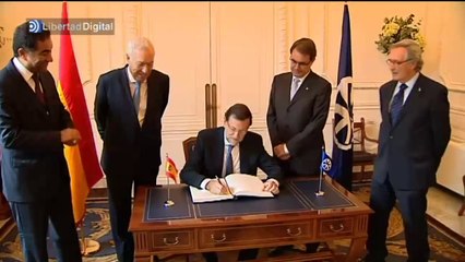 Breve encuentro entre Artur Mas y Rajoy