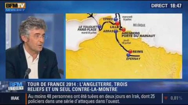 BFM Story: tour de France 2014: un parcours pour ou anti-Froome ? - 23/10