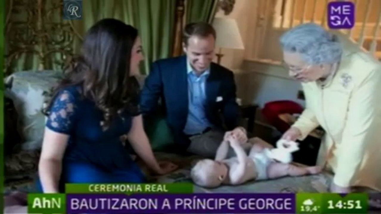 Bautizaron a príncipe George