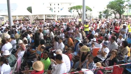 Relique du pape Jean-Paul II Bras-Panon 20 octobre 2013