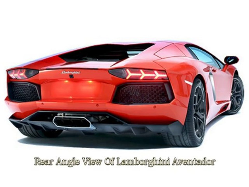 Lamborghini Aventador video