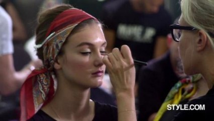 Style.com Backstage Beauty - Dolce & Gabbana Spring 2013 Backstage Beauty with Pat McGrath
