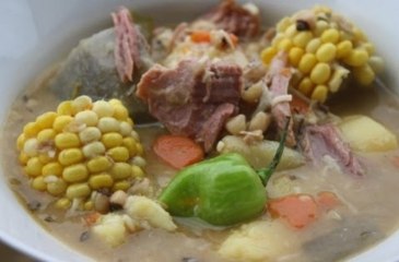Caribbean Smoked Turkey Soup