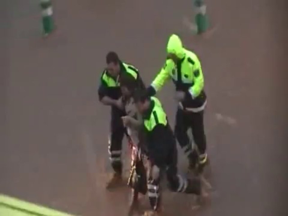 Route inondée