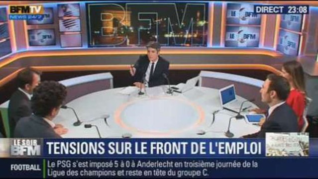 Le Soir BFM: l’État face aux tensions sur le front de l’emploi - 23/10 4/5